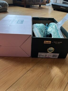 Keds Glitter Aqua Blue Women's Sneakers
